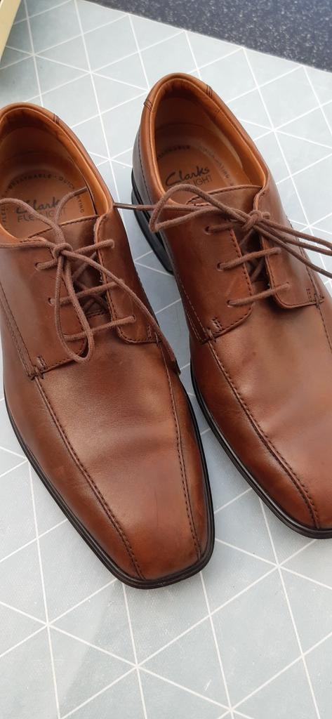 Clarks lederen schoenen  maat 6.5  € 50, Enlèvement ou Envoi, Comme neuf
