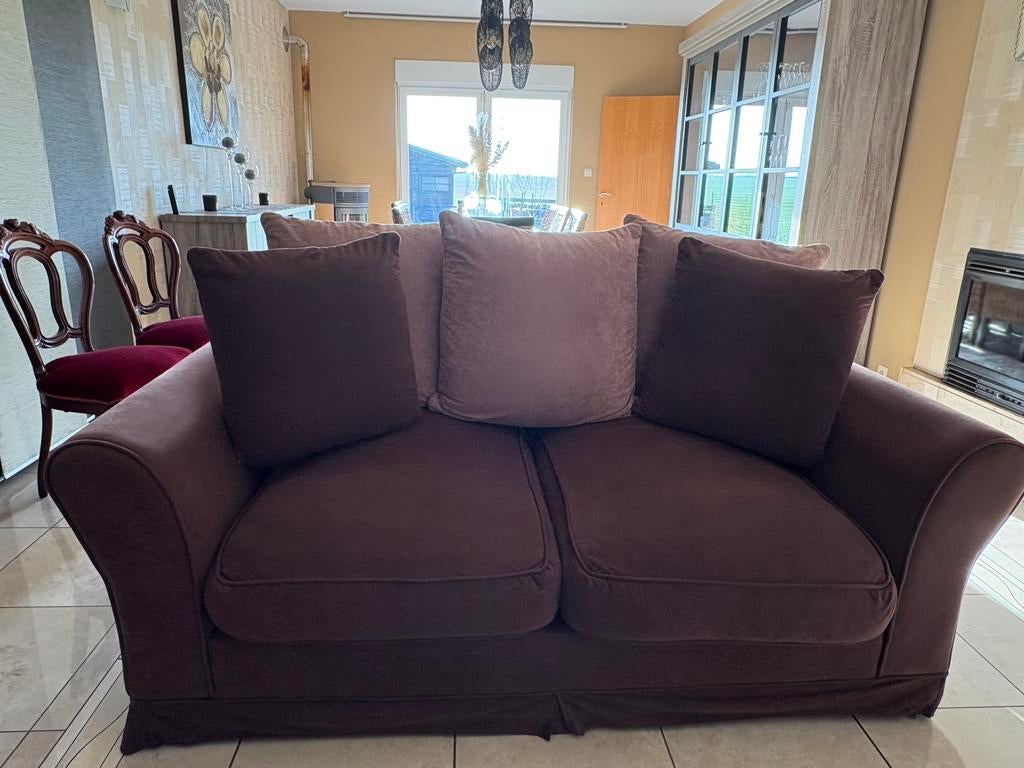 Fauteuil en daim, Ophalen, Gebruikt, Vierpersoons of meer