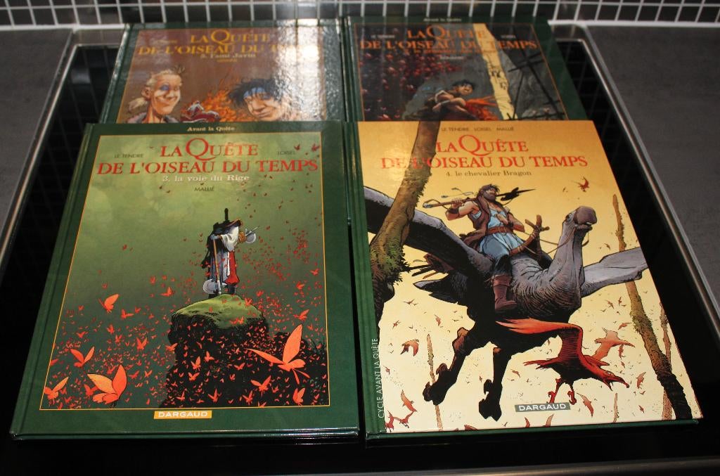 "Avant la Quête oiseau du temps" 1 à 4 Eo et très bon état, Livres, Plusieurs BD, Enlèvement ou Envoi, Comme neuf