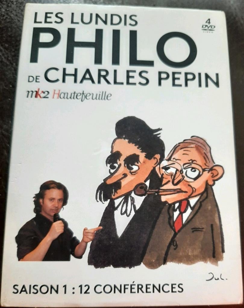 4 dvd- les lundis philo de Charles pépin, CD & DVD, CD | Humour & Cabaret, Enlèvement ou Envoi, Utilisé