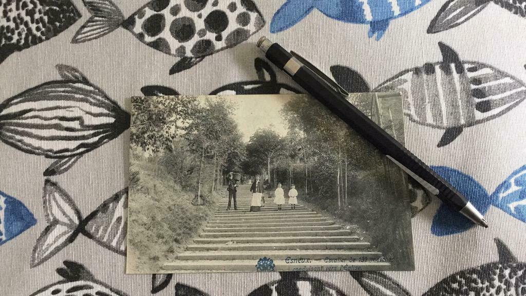 Esneux Escalier, Avant 1920, Non affranchie