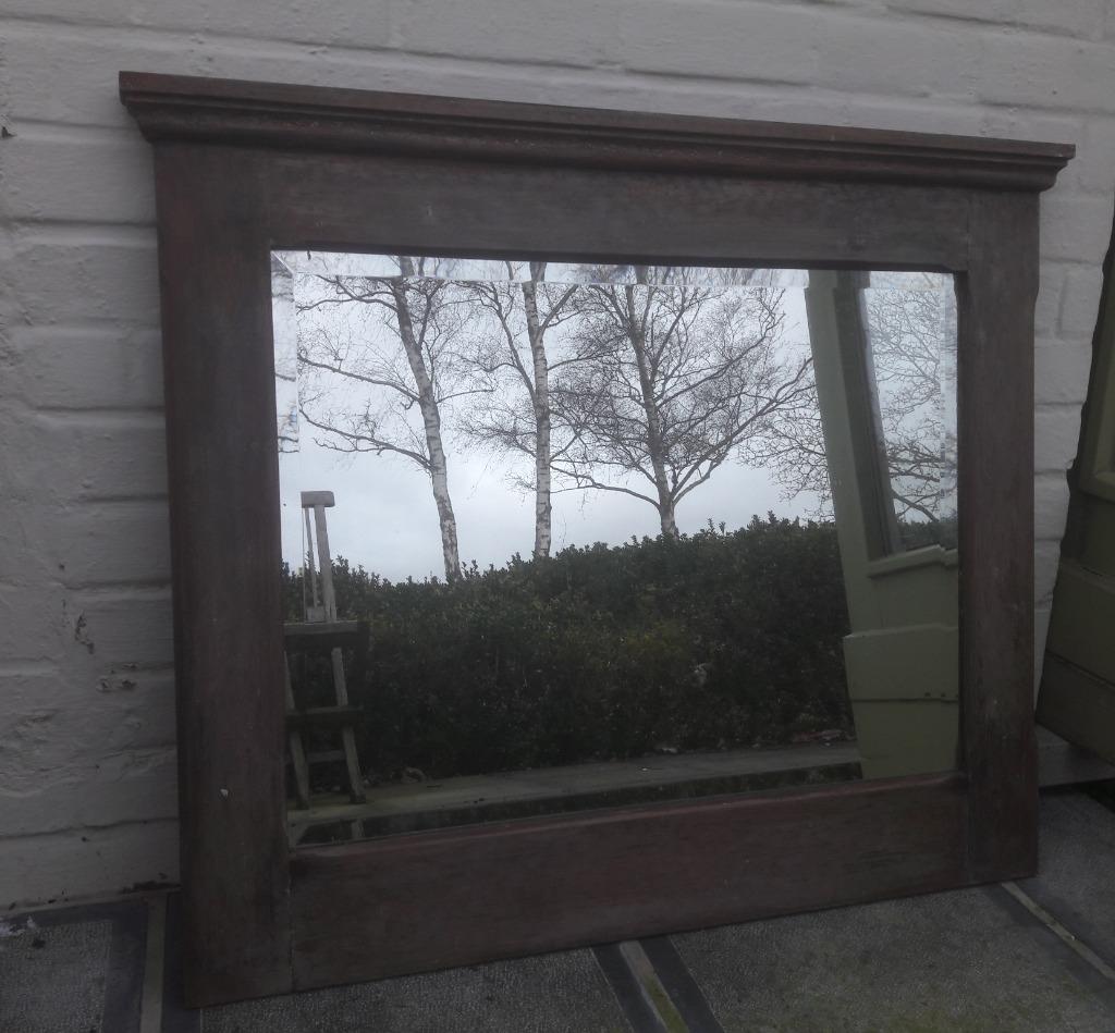 miroir rectangulaire découpé, Maison & Meubles, Moins de 100 cm, Enlèvement, Utilisé, Rectangulaire