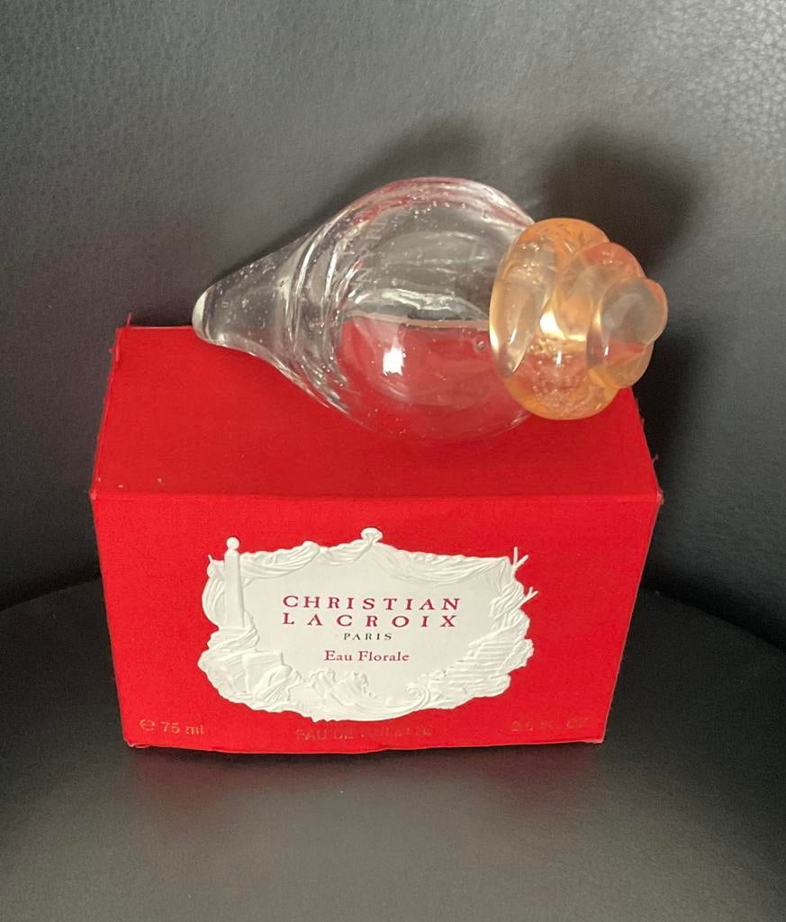 Flacon vide Christian Lacroix «  Eau Florale « ., Enlèvement, Utilisé