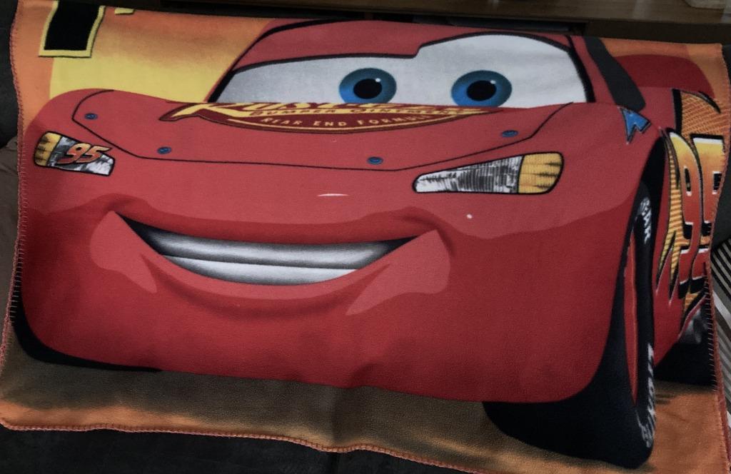 Plaid enfant cars (Flash McQueen), Enlèvement, Utilisé