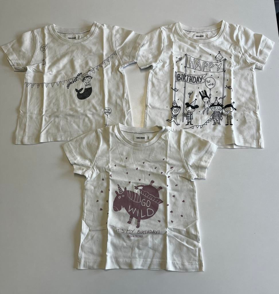 Verjaardags Tshirt 4j, Ophalen, Meisje, Filou & Friends, Zo goed als nieuw