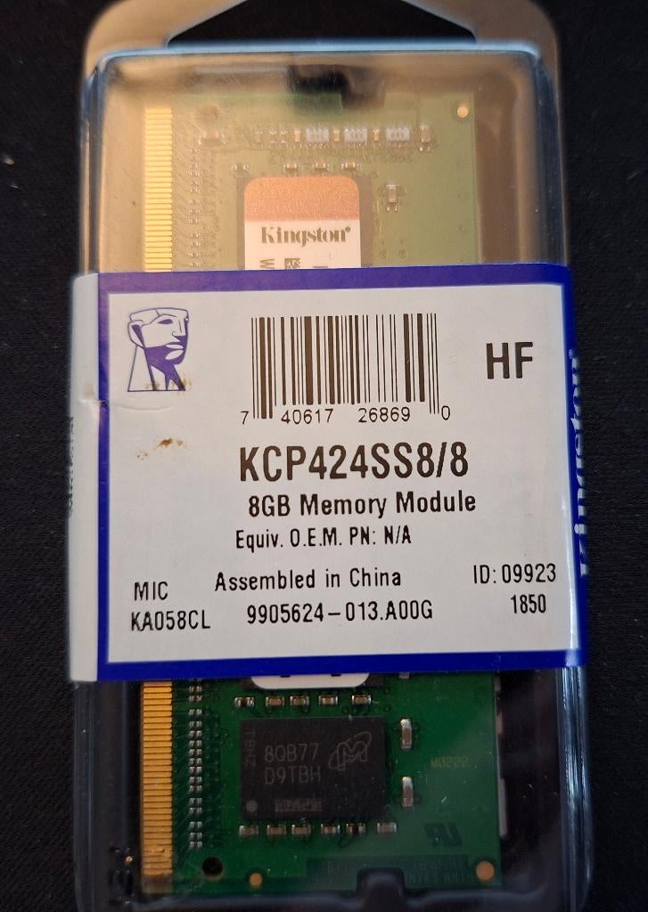 Kingston 16GB DDR4 SODIMM (2x8GB), DDR4, 8 GB, Nieuw, Ophalen of Verzenden