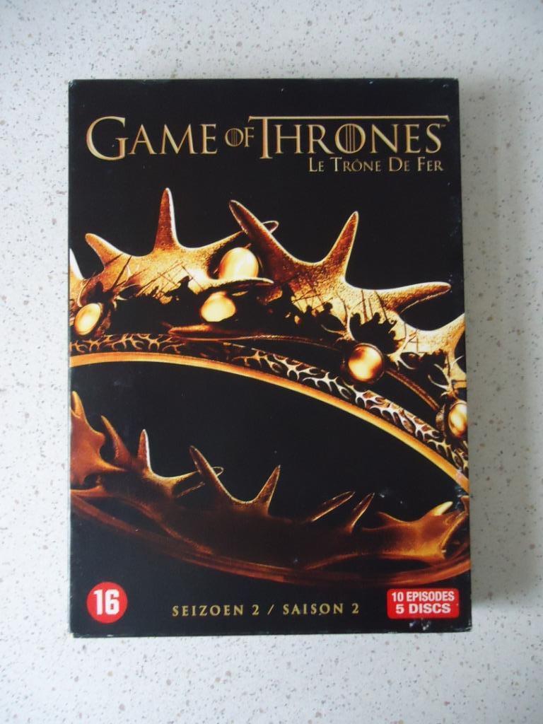 5 DVD's BOX van "Game Of Thrones" Seizoen 2 in Prima Staat !, Cd's en Dvd's, Ophalen of Verzenden, Zo goed als nieuw, Science Fiction en Fantasy