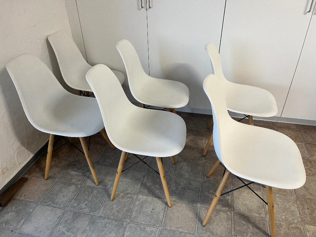 Stoelen, Huis en Inrichting, Stoelen, Wit, Vijf, Zes of meer stoelen, Ophalen, Hout