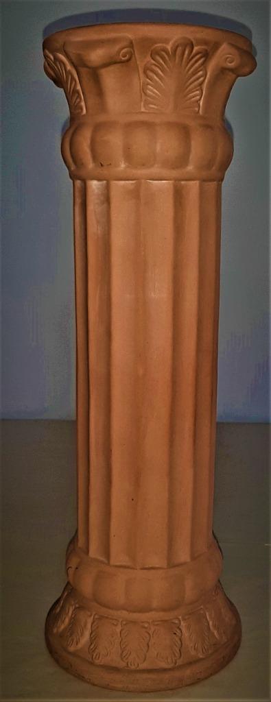 Terracotta zuil, Ophalen of Verzenden, Zo goed als nieuw