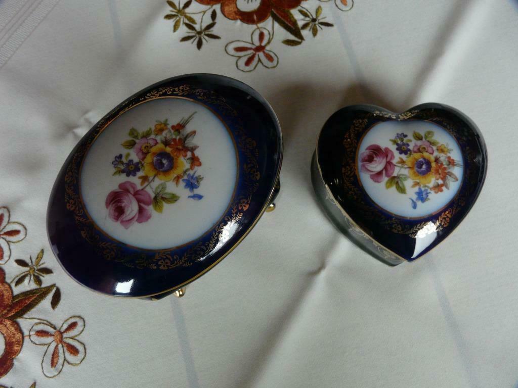 PETITES BOITES A BIJOUX EN PORCELAINE, Enlèvement ou Envoi