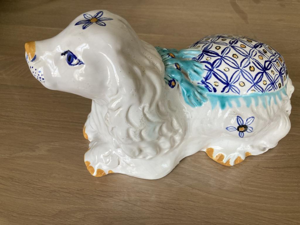 Chien en céramique Odette Lepeltier, Enlèvement