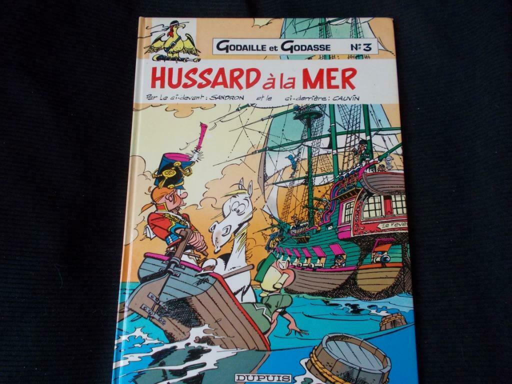 Godaille et Godasse  T.3  "Hussard à la Mer" (EO avril 1985), Une BD, Enlèvement, Comme neuf