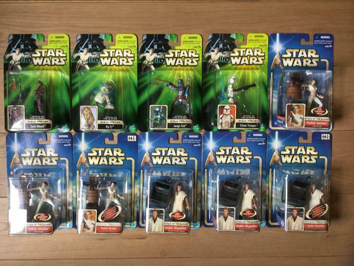 Star wars attack of the clones sneak preview SAGA 2002, Collections, Star Wars, Neuf, Figurine, Enlèvement ou Envoi