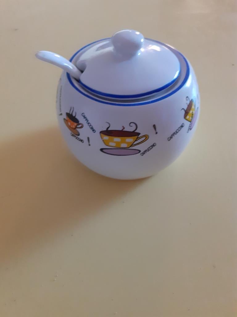 Sucrier vintage des années 70., Maison & Meubles, Cuisine | Vaisselle, Comme neuf, Enlèvement ou Envoi