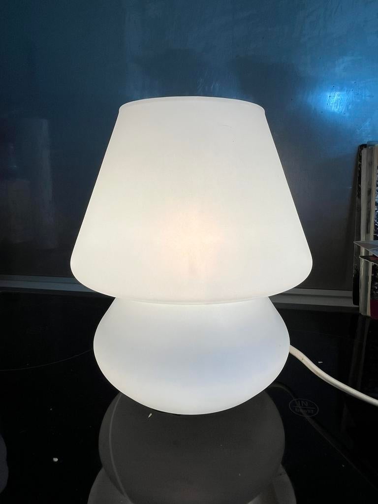 Habitat Alpha 2 mushroom tafellamp, Ophalen, Zo goed als nieuw, Glas