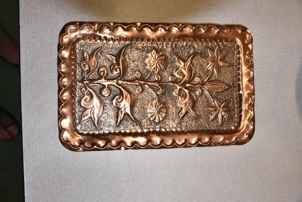plat judaïque vintage en cuivre, Enlèvement ou Envoi, Cuivre