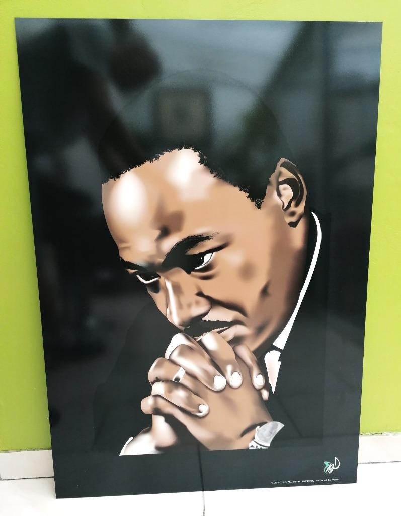 Cadre aluminium Martin Luther King, Enlèvement, Neuf