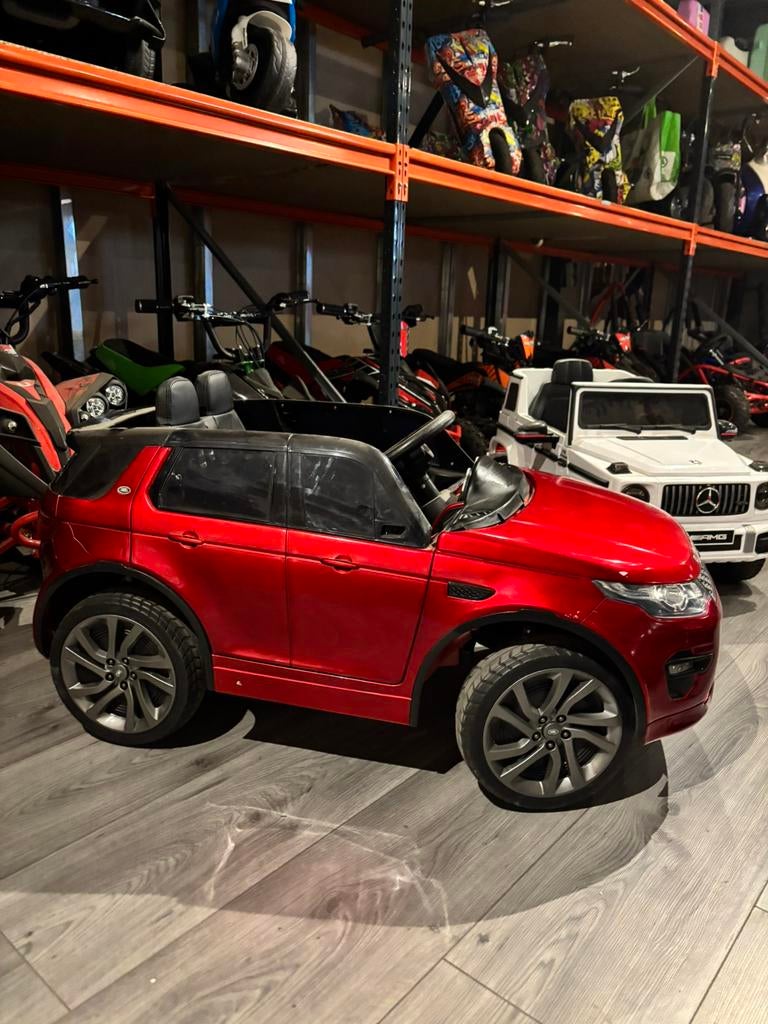 Elektrische Kinder Auto Range Rover Discovery Rood 12V, Enlèvement, Neuf