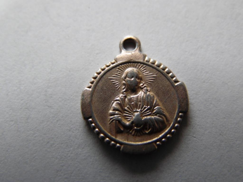 M35 * Antiek Scapulier- Medaille * Virgo Carmeli, Enlèvement ou Envoi