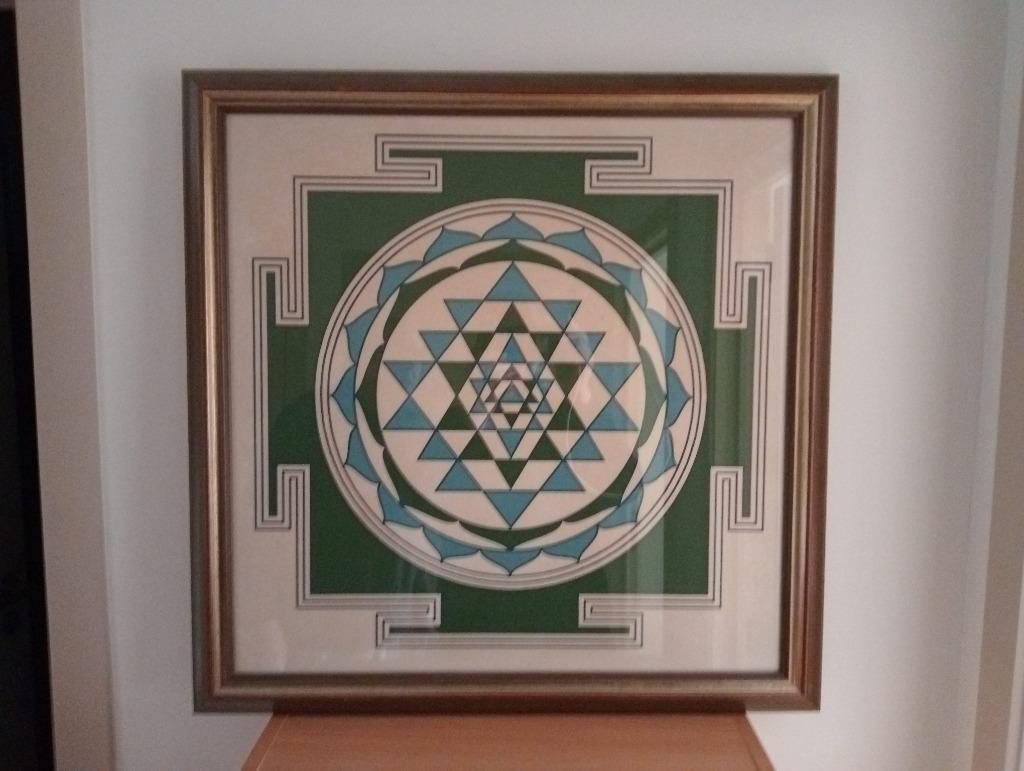 mandala encadré, Antiek en Kunst, Ophalen