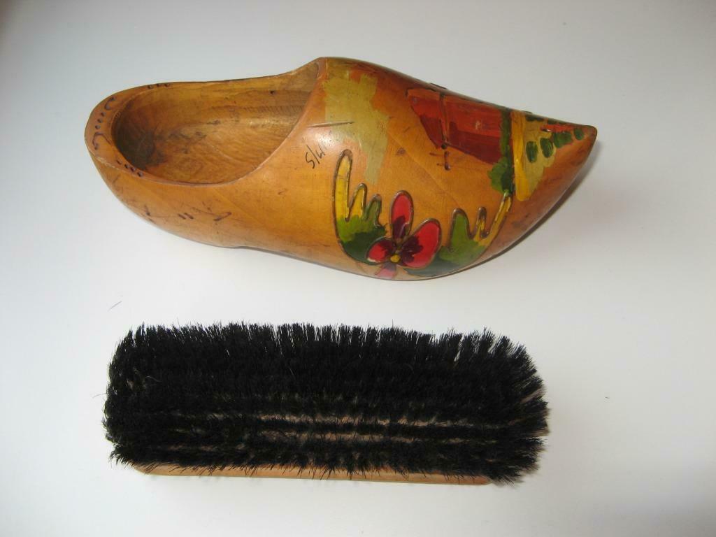 2 garnitures : ancien sabot + brosse habit et fer à cheval, Maison & Meubles, Accessoires pour la Maison | Autre, Enlèvement ou Envoi