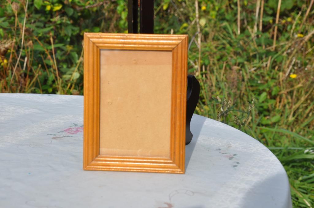 cadre tour bois naturel pour photo de 13x9cm, Enlèvement ou Envoi, Utilisé, Bois