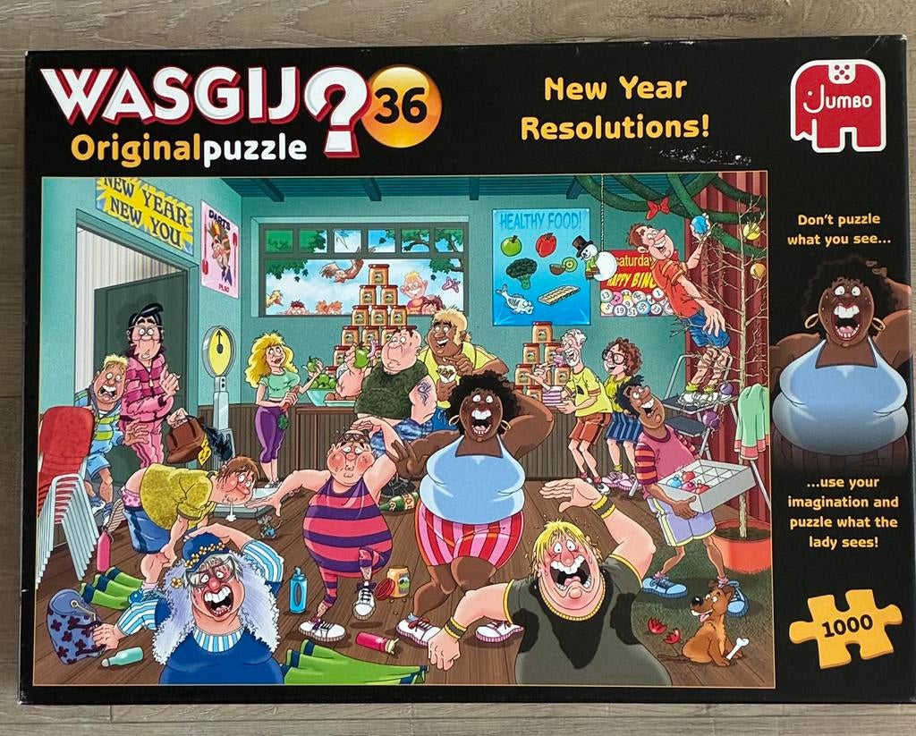 wasgij puzzel 1000 stuks, Ophalen, Zo goed als nieuw