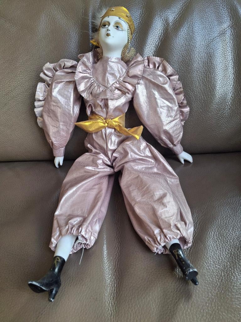Poupée en porcelaine 50 cm, Enlèvement, Comme neuf, Poupée