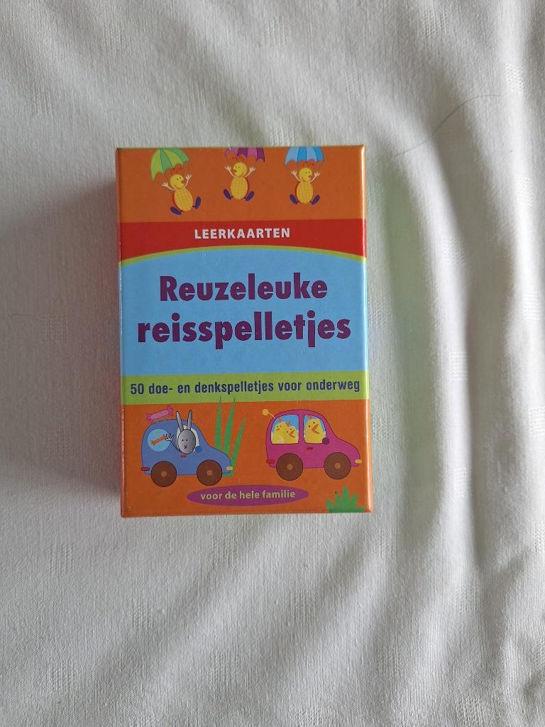 Speel- en leerkaarten  - Reuzeleuke reisspelletjes (Nieuw), Ophalen, Zo goed als nieuw, Knutselen