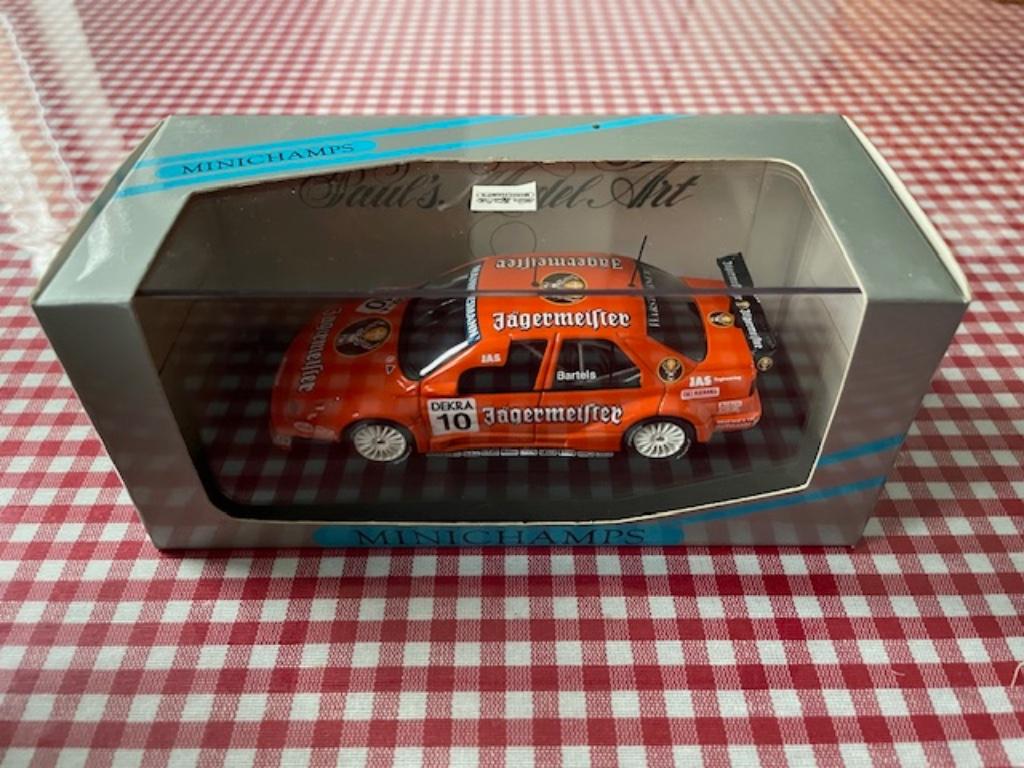 Minichamps 1/43 Alfa Romeo 155 V6 TI Jagermeister DTM 1996, Hobby & Loisirs créatifs, Enlèvement ou Envoi, Neuf, Voiture, MiniChamps