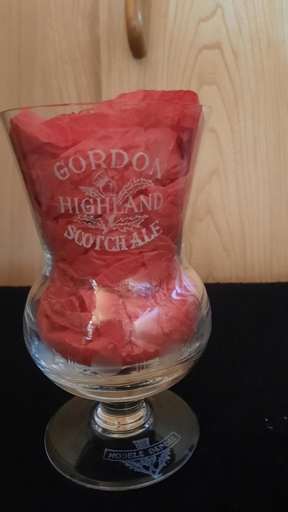 glas GORDEN HIGHLAND SCOTCH ALE (3 verschillende), Ophalen of Verzenden, Bierglas