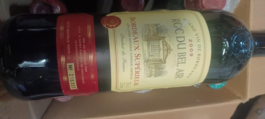 Vin bordeaux supérieur  français, Enlèvement ou Envoi