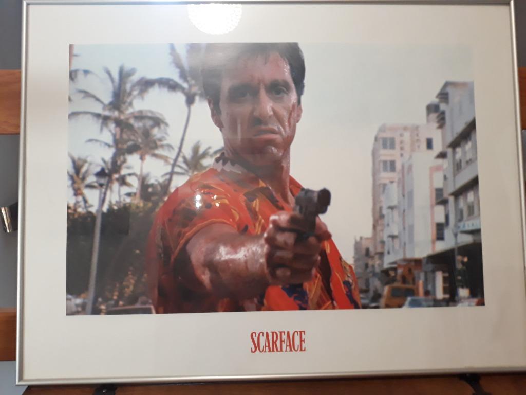 Affiche SCARFACE 81X61, Maison & Meubles, Enlèvement, Comme neuf
