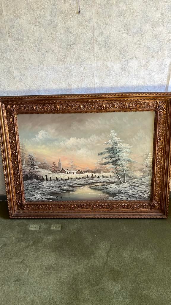 Olieverfschilderij, Antiek en Kunst, Kunst | Schilderijen | Klassiek, Ophalen
