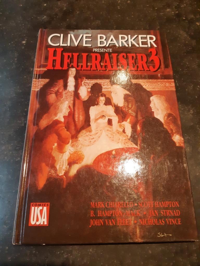 Comics USA Hellraiser 3 gesigneerd door Scott Hampton, 1991, Gelezen, Amerika, Scott Hampton, Complete serie of reeks