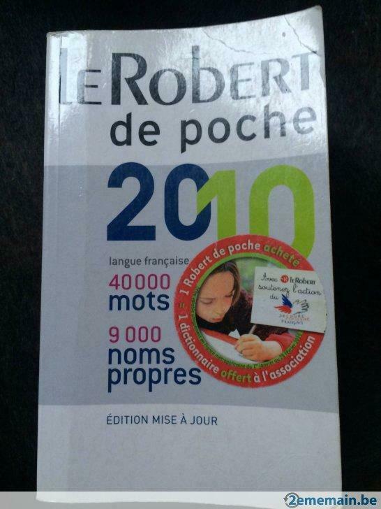 Dictionnaire le Robert de poche 2010, Enlèvement, Utilisé, Français