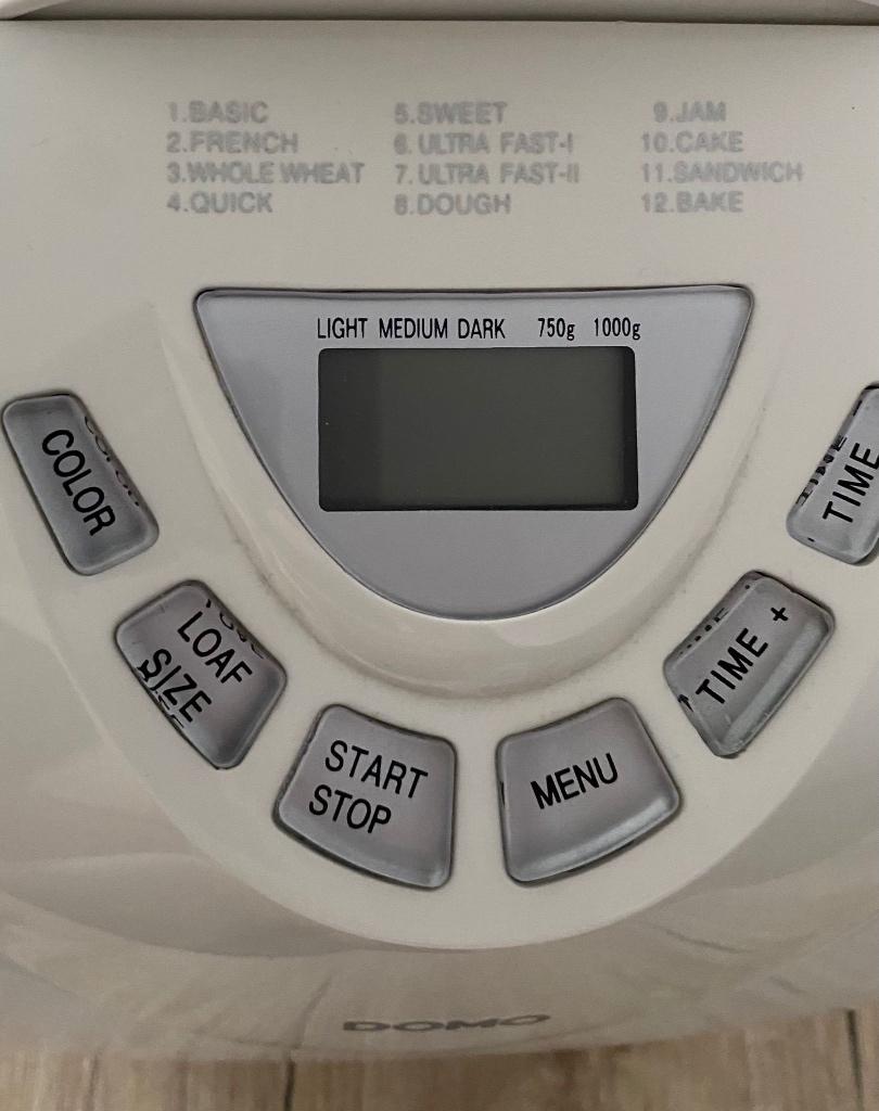 Machine à pain, Electroménager, Plus de 10 programmes, 800 à 1200 grammes de pâte, Enlèvement, Utilisé