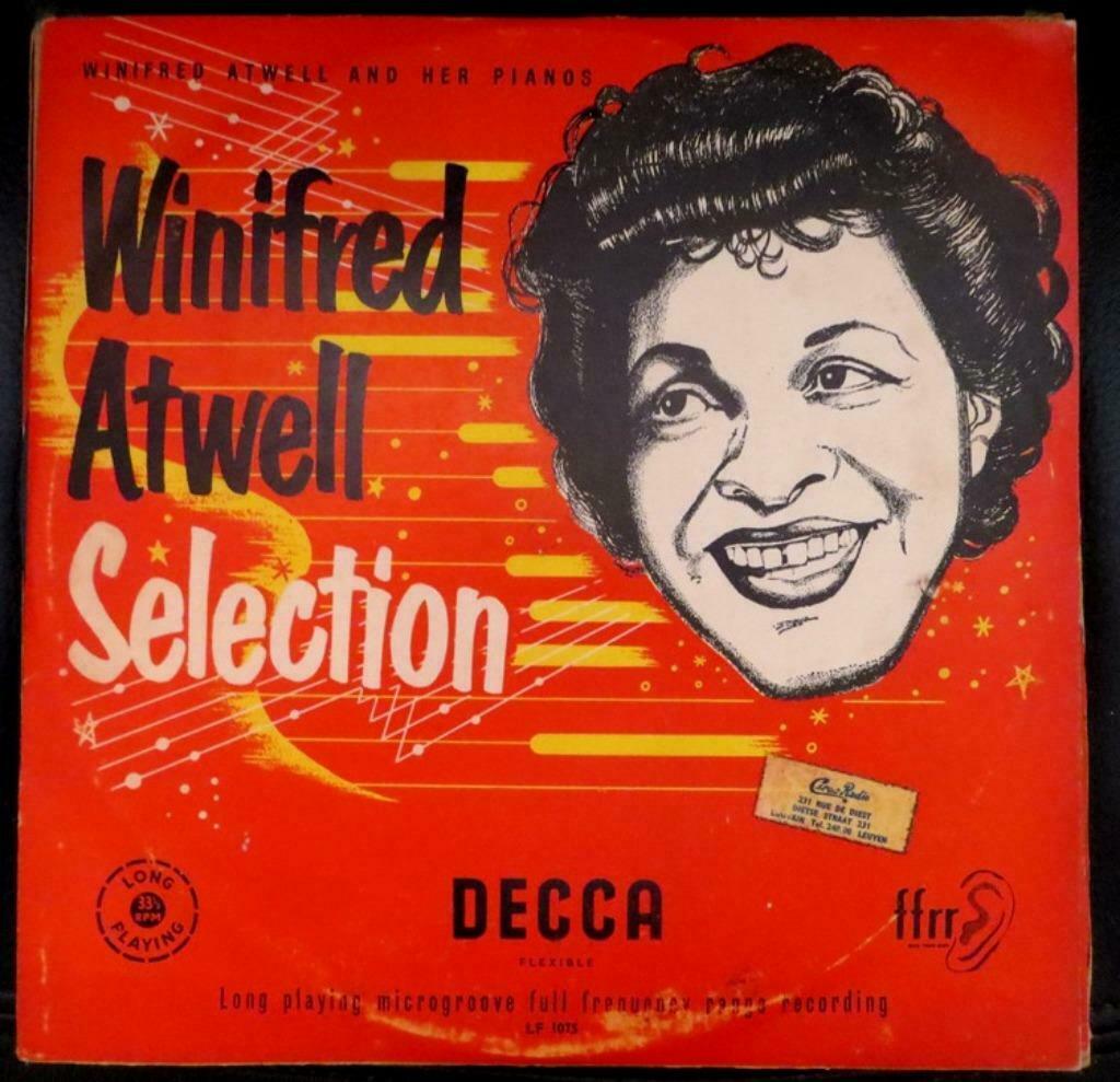 10 " VINYL -  Winifred Atwell And Her Pianos - Selection, Utilisé, 1940 à 1960, 10 pouces, Jazz