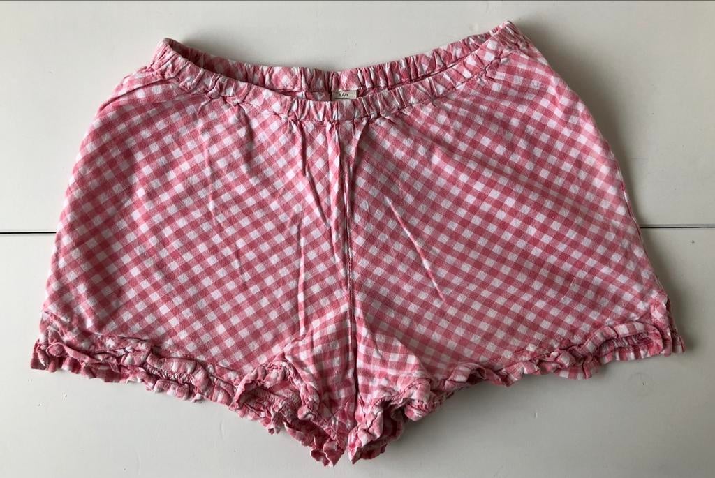short à carreaux roses et blancs pour fille Okaïdi 8 y 128, Pantalon, Utilisé, Fille, Okaïdi