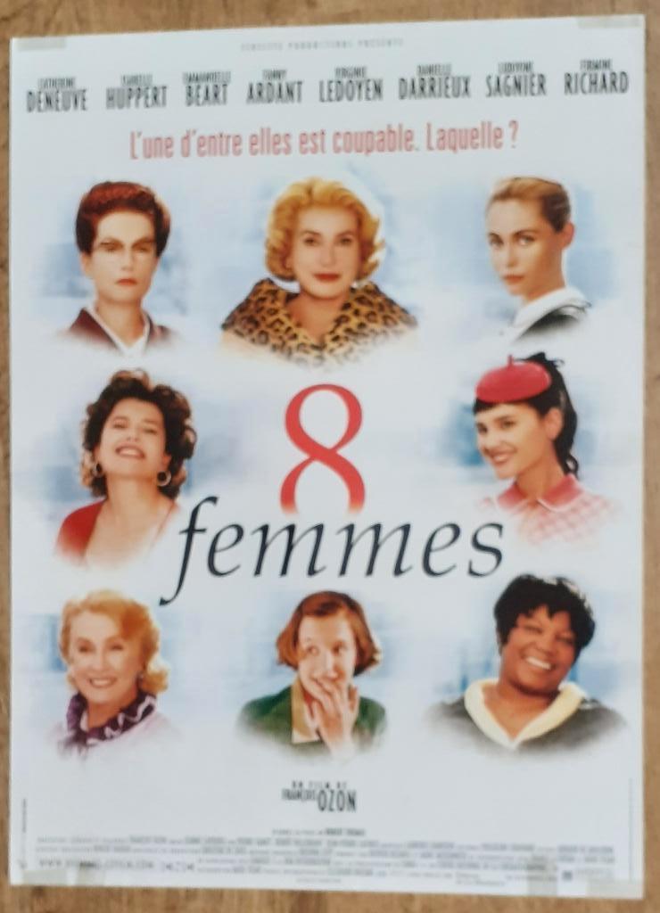 4 filmaffiches François Ozon, Verzamelen, Ophalen of Verzenden, Zo goed als nieuw, Film, Poster