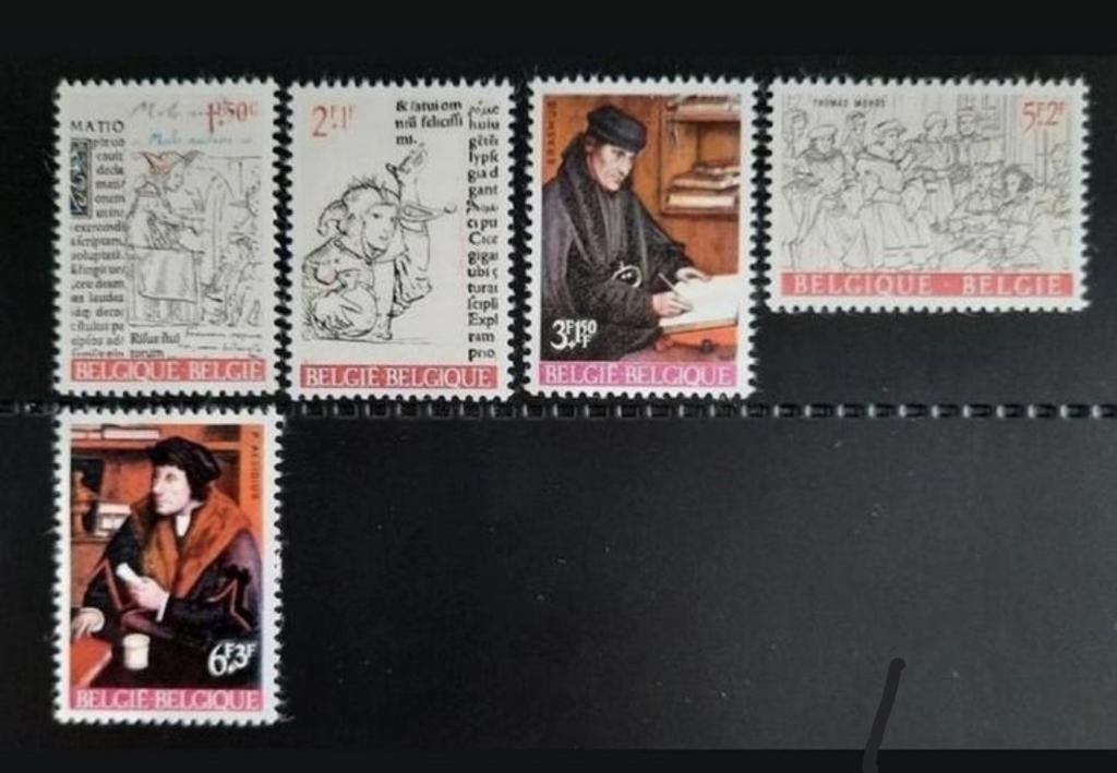 België: OBP 1427/31 ** Culturele 1967., Postzegels en Munten, Postzegels | Europa | België, Frankeerzegel, Ophalen of Verzenden
