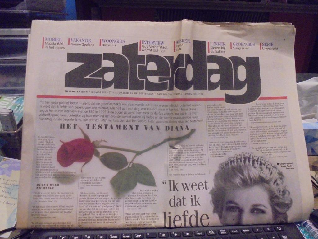 Diana, Verzamelen, Koningshuis en Royalty, Ophalen of Verzenden, Gebruikt, Overige typen