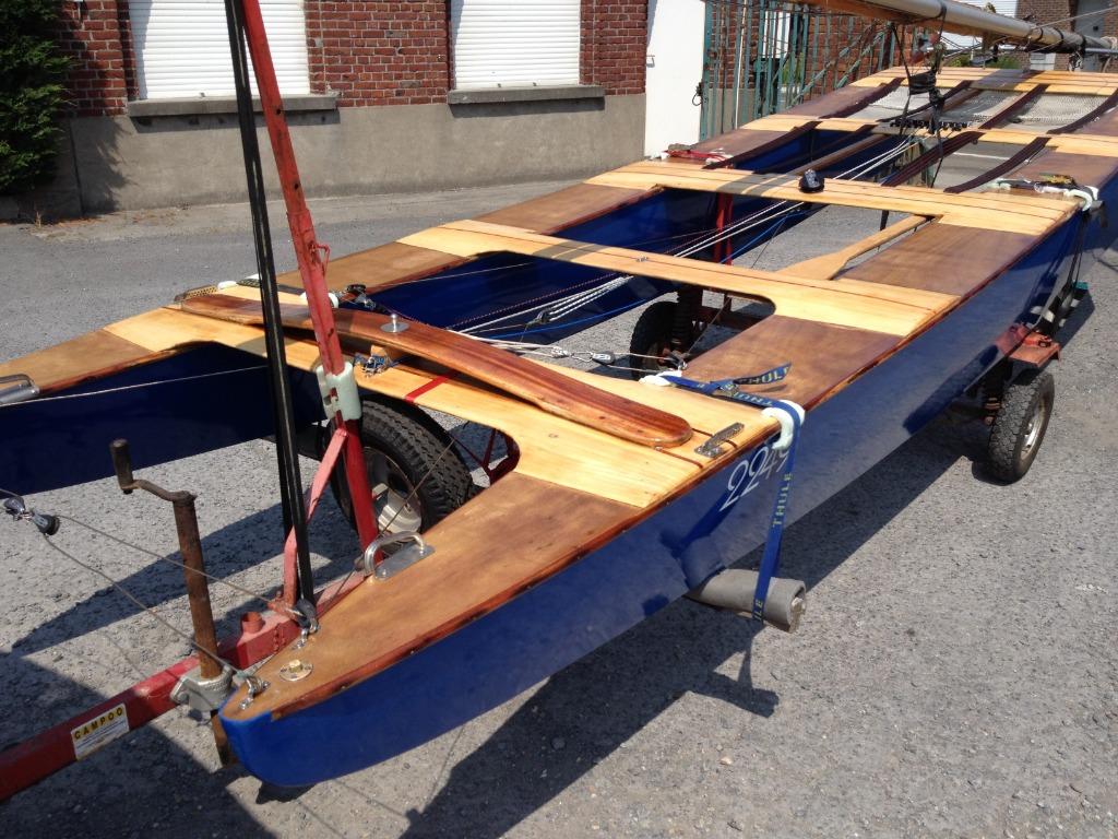 Patin a Vela zeilboot / Spaanse catamaran, Sports nautiques & Bateaux, Catamarans, Utilisé, Enlèvement