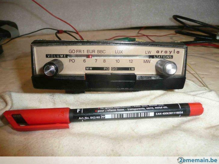 autoradio  AYRALA  - années 1950 pour ancêtre  Citroën, Enlèvement ou Envoi, Utilisé