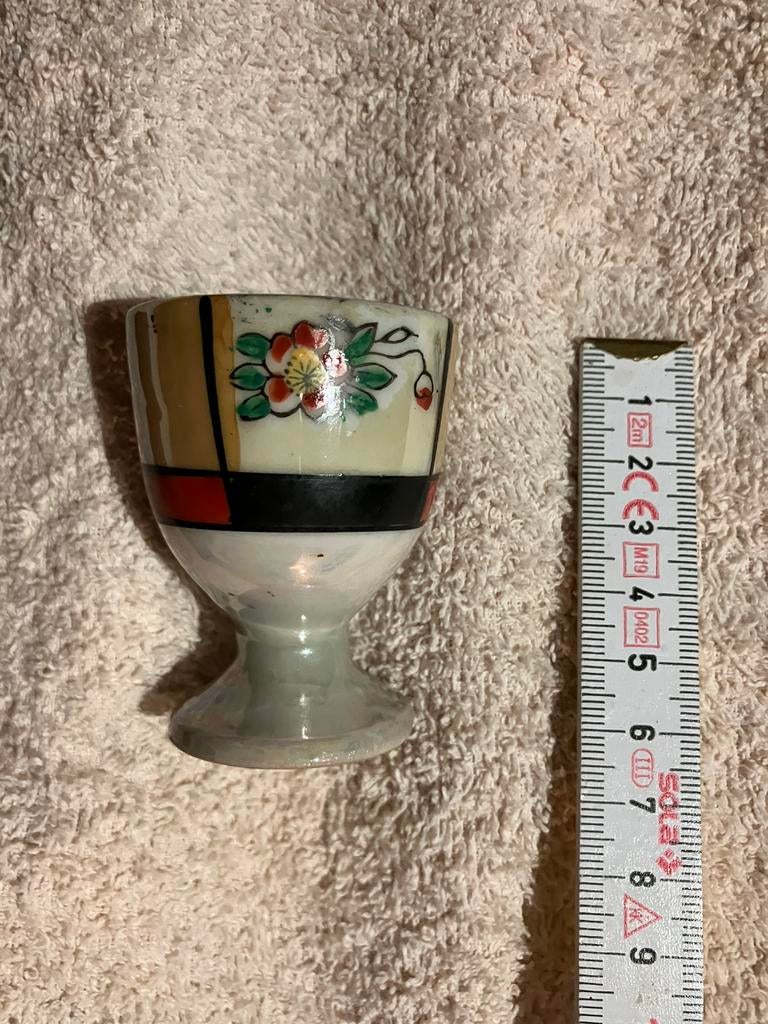 Coquetier japonais vintage en forme de fleur anno 1960, Enlèvement ou Envoi