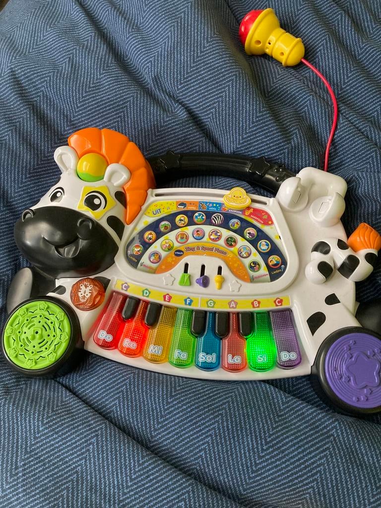 VTech zing en speel piano, Ophalen of Verzenden, Gebruikt