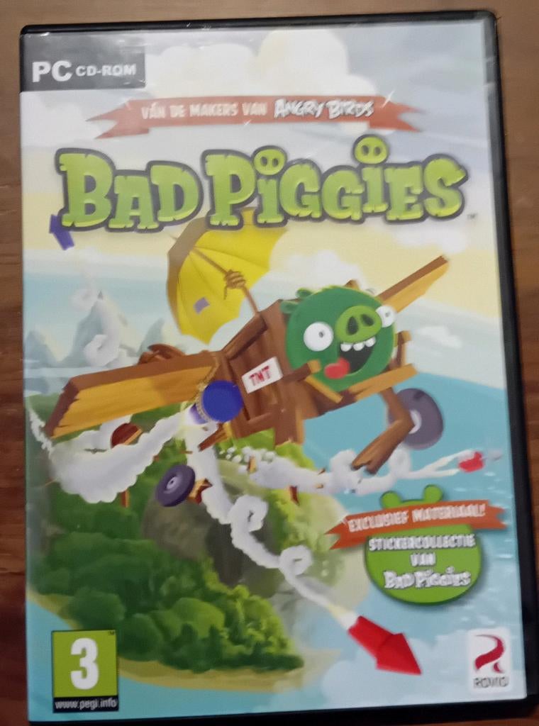PC CD-Rom Bad Piggies, Ophalen of Verzenden, Gebruikt