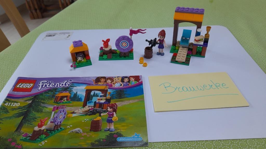 Lego Friends 41120 : Camp d'aventure de tir à l'arc, Enlèvement ou Envoi, Comme neuf, Ensemble complet, Lego
