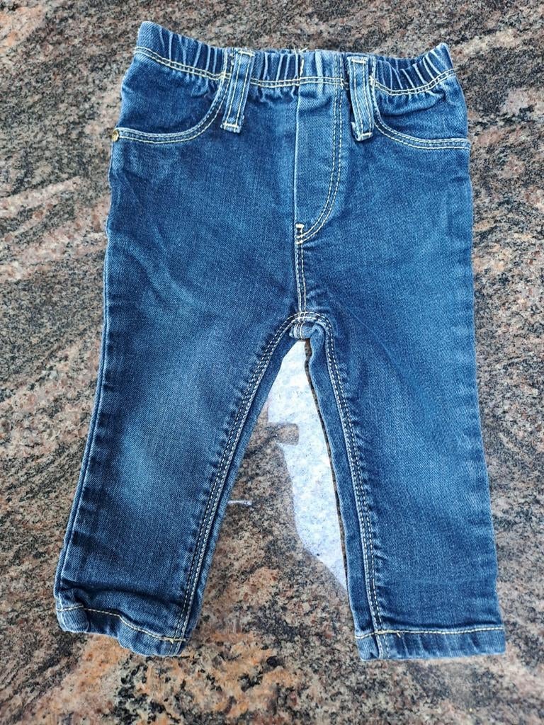 Mt 9m comfy denimbroekje, Broekje, Meisje, Ophalen of Verzenden, Zo goed als nieuw