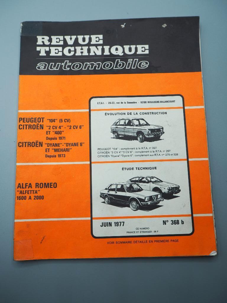 Revue technique Peugeot - Citroën - Alfa Romeo, Enlèvement ou Envoi, Utilisé, Autres marques